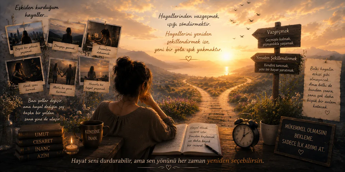 Hayallerin Yeni Hali: Vazgeçmek mi, Yeniden Şekillendirmek mi?